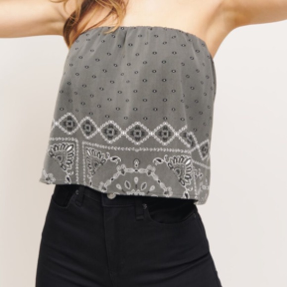 Dynamite Flutter Tube Top - Picture 2 of 3